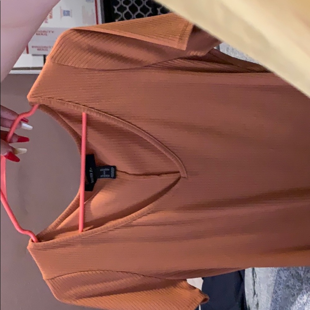 Forever 21 rubbed body suit